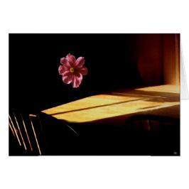 Tarjeta flotante para el paisaje interior de las f
