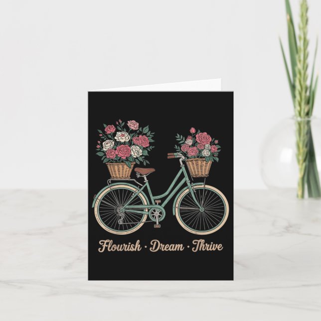 Tarjeta Flourier Dream Thrive Floral (Anverso)