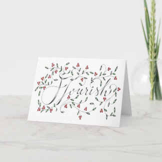 Tarjeta Flourish Greeting Card