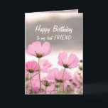 Tarjeta Flower Bouquet Friend Christian Birday Card<br><div class="desc">El Bouquet de Flores Vintage para tu Mejor Amigo Cumpleaños dentro de un versículo incluye Que te duchen con el amor y la alegría de Dios en tu día especial y todos los días</div>