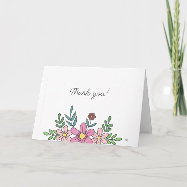 Tarjeta Flowers 3 (Anverso)