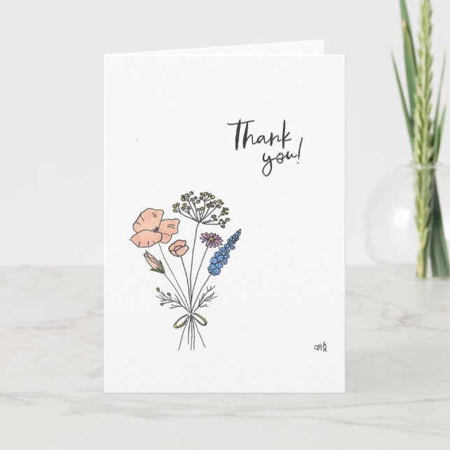 Tarjeta Flowers 4 (Anverso)