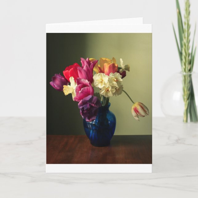 Tarjeta Flowers | Spring Flower Bouquet (Anverso)