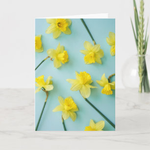 Tarjeta Flowers   Yellow Daffodils