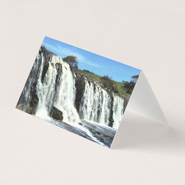 Tarjeta Flowing Waters of Hopkins Falls Greeting Card (Anverso)