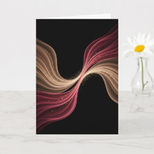 Tarjeta Flujo Eterno de Amor — Arte Romántico Abstracto