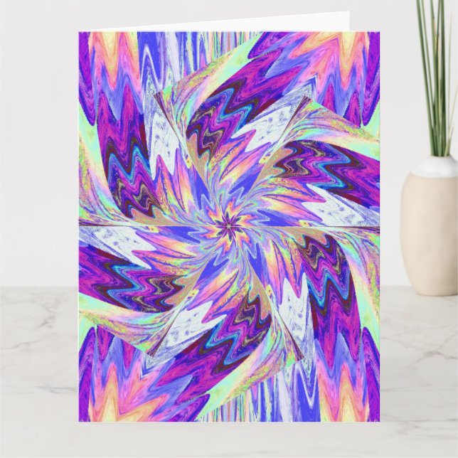 TARJETA FLUJOS DE SALVAJE EN PASTELES 1 (Anverso)