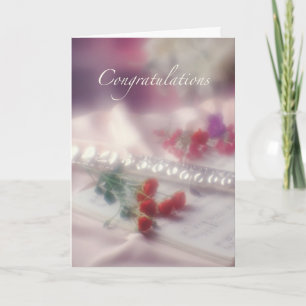 Tarjeta Flute Felicitaciones