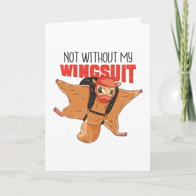 TARJETA FLYING SQUIRREL FUNNY (Anverso)
