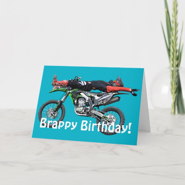 Tarjeta FMX - Truco aéreo III del motocrós del estilo (Anverso)