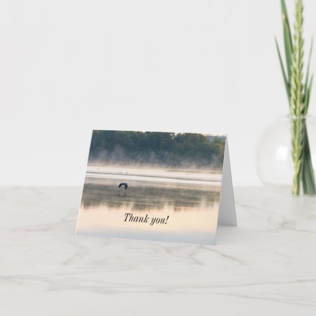 Tarjeta Foggy Morning Flight (Anverso)