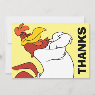 Tarjeta Foghorn Leghorn Brazos Cruzados