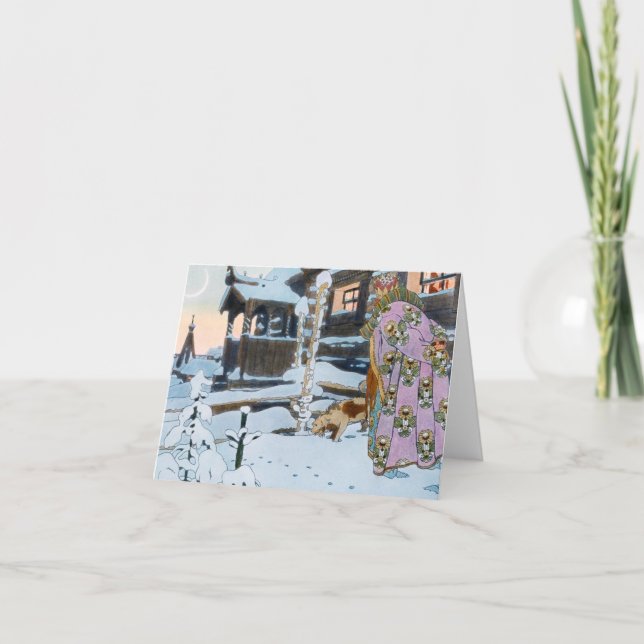Tarjeta Folclore ruso Notecard (Anverso)