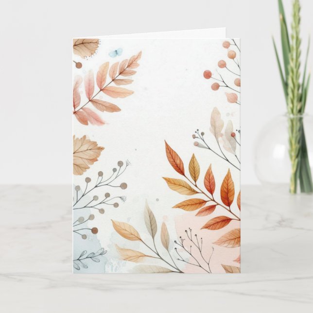 Tarjeta Folded Greeting Card (Anverso)