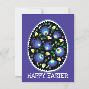Tarjeta 🐤 🐰 Folklore Feliz Llanto de Pascua