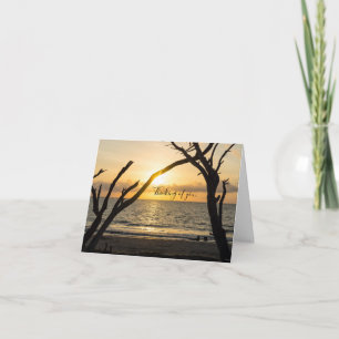 Tarjeta Folly Sunrise Tree Silhouette Pensando En Tu Tarje