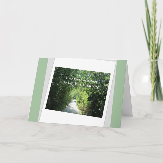 Tarjeta Fomento de la Terapia de la Naturaleza (Anverso)