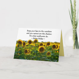 Tarjeta Fomento del campo girasol