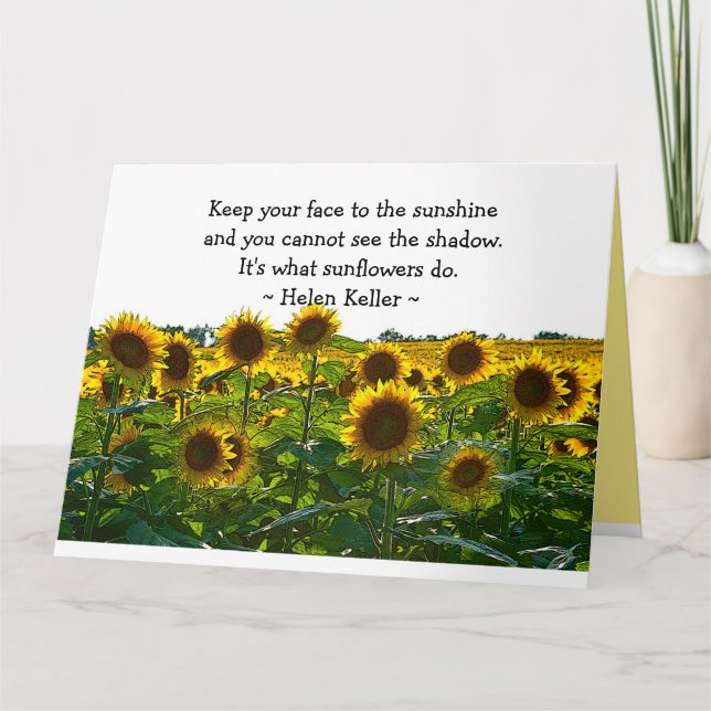 Tarjeta Fomento del campo girasol (Anverso)