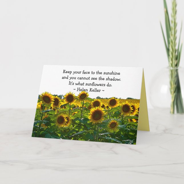 Tarjeta Fomento del campo girasol (Anverso)