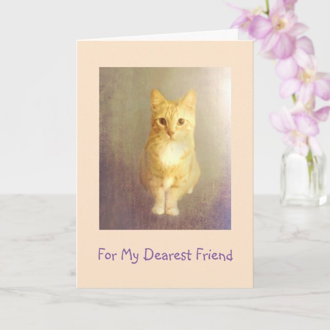 Tarjeta Fomento del cáncer entre amigos más serios (Orquídea)