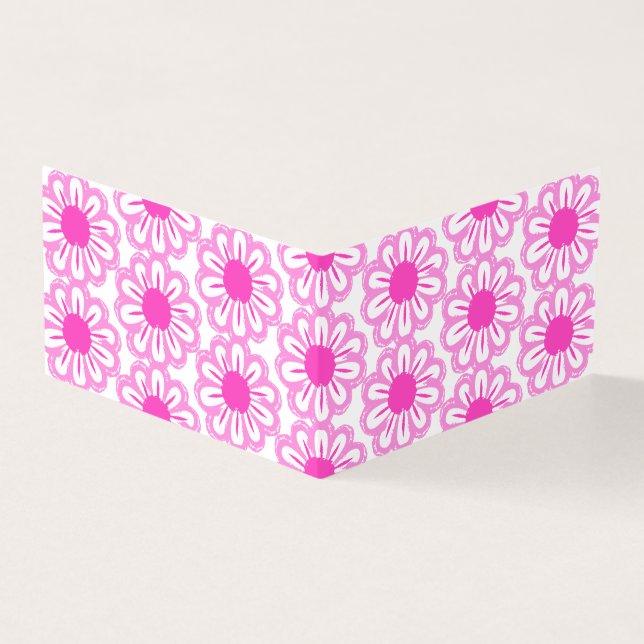 Tarjeta Fondo con patrón floral lindo (Exterior)