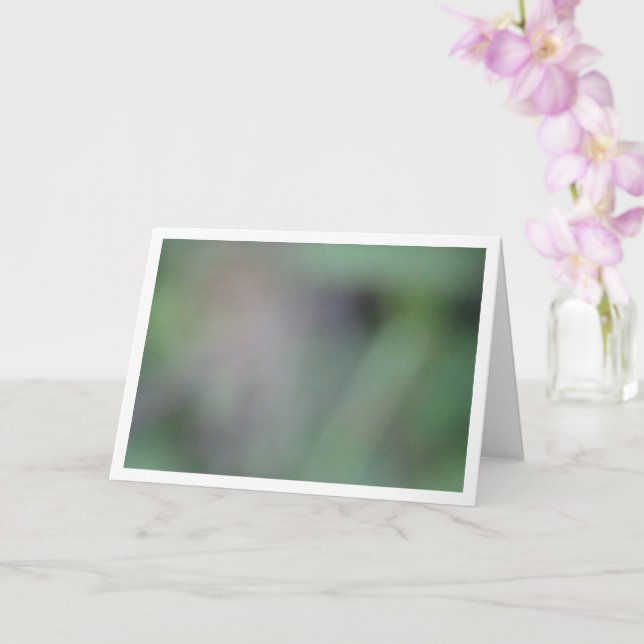 Tarjeta Fondo de desenfoque verde (Orquídea)