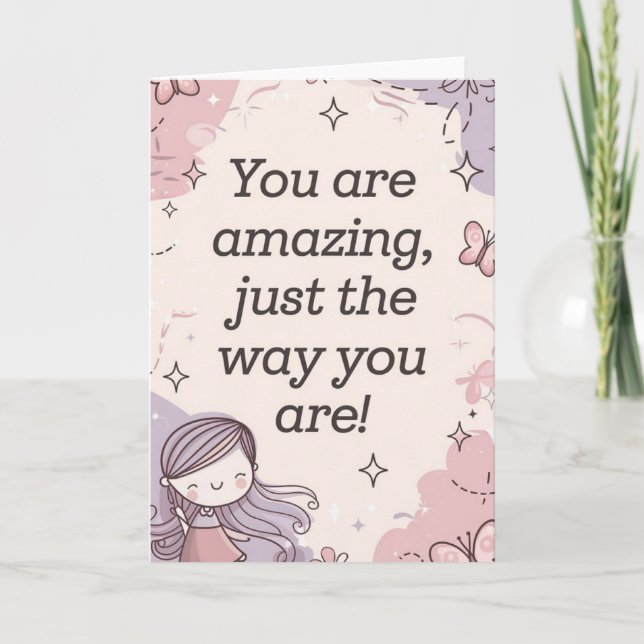 Tarjeta Fondo de Sueños de Pastel Suave (Anverso)