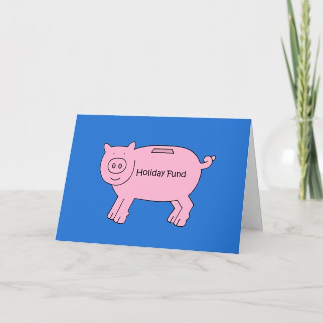 Tarjeta Fondo de vacaciones adjunto de regalo de dinero (Anverso)