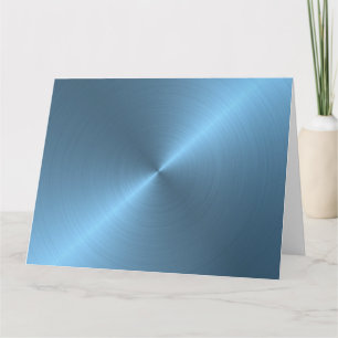 Tarjeta Fondo metálico brillante - Azul