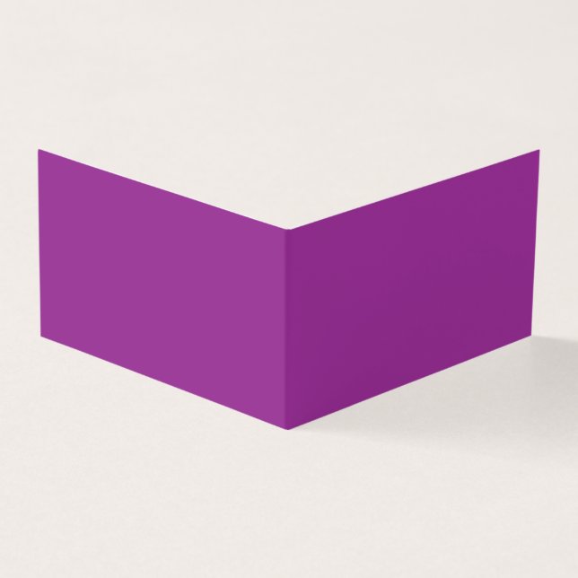 Tarjeta fondo púrpura con borde blanco (Exterior)