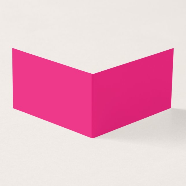 Tarjeta fondo rosa con borde negro (Exterior)