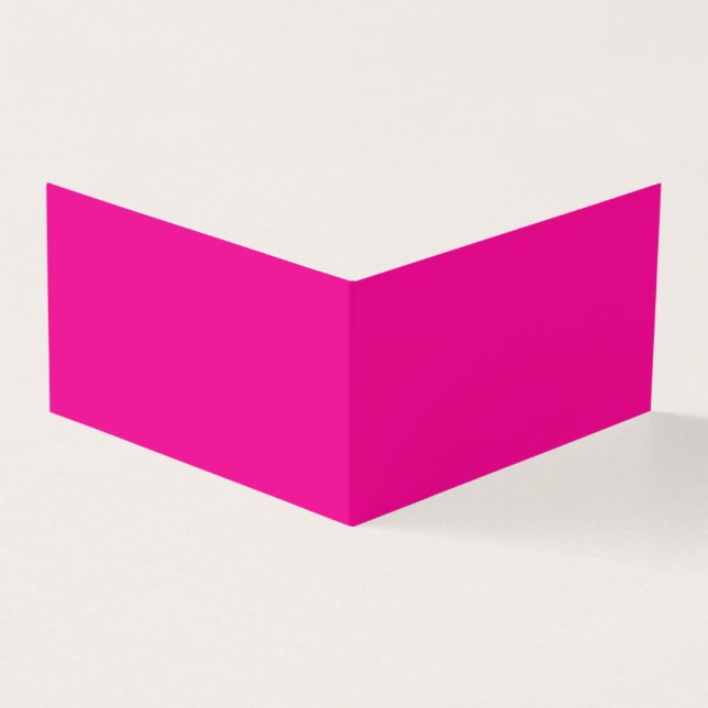 Tarjeta fondo rosa con borde negro (Exterior)