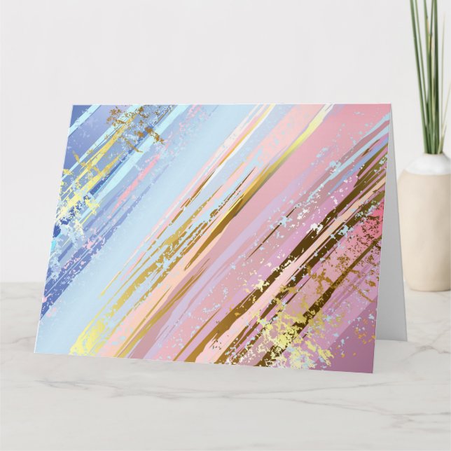 Tarjeta Fondo rosa texturizado (Anverso)