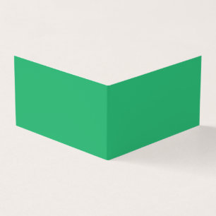 Tarjeta fondo verde con borde blanco