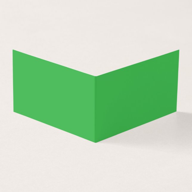 Tarjeta fondo verde con borde blanco (Exterior)