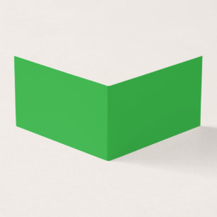 Tarjeta fondo verde con borde blanco