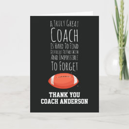 Tarjeta Football Coach Cards From The Team Best Ever