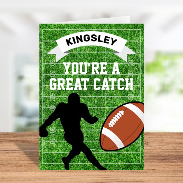 Tarjeta Football Sports Valentines Day (Subido por el creador)