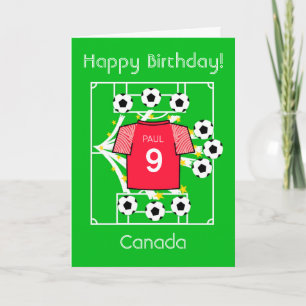 Tarjeta Football Star Canadá