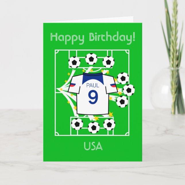 Tarjeta Football Star USA (Anverso)