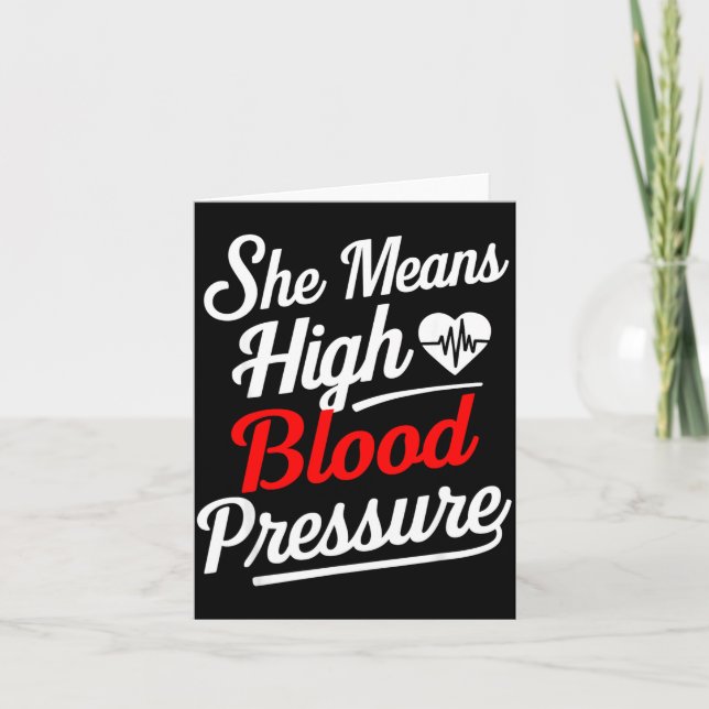 Tarjeta For Couples _ She Means High Blood Pressure _ Funn (Anverso)