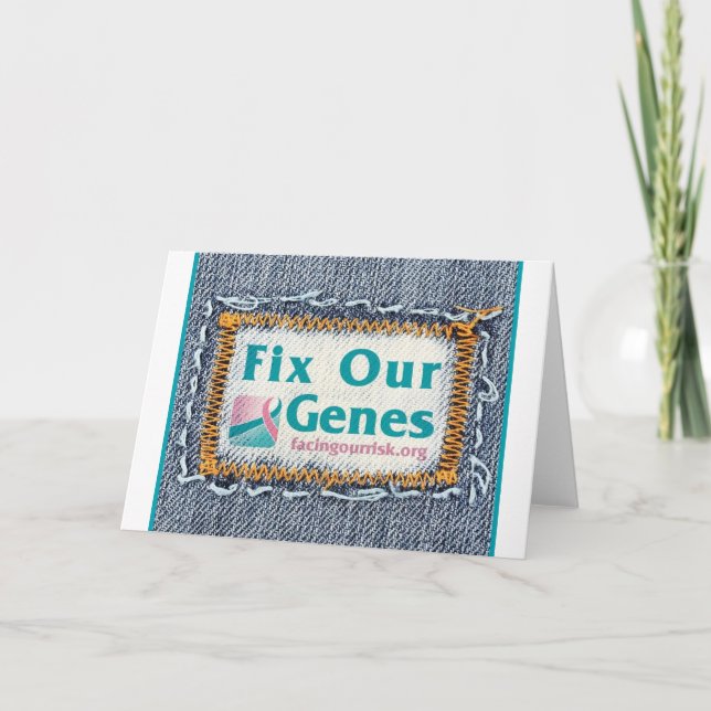 Tarjeta FORCE Fix Our Genes notecard (Anverso)