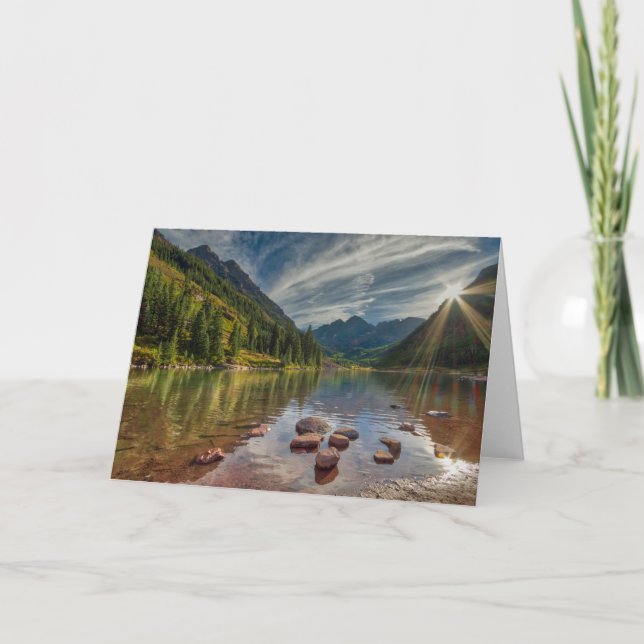 Tarjeta Forests | Maroon Bells Colorado (Anverso)