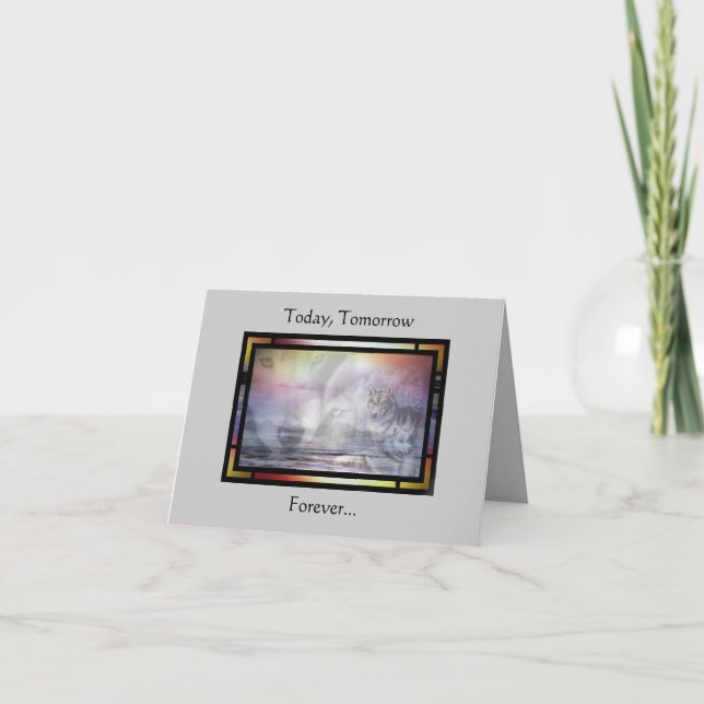 Tarjeta Forever Wolves (Anverso)