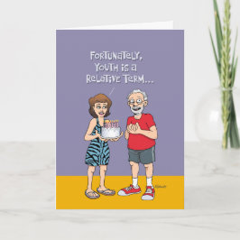 Tarjeta "Forever Young" cumpleaños número 65