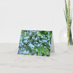 Tarjeta *Forget-Me-Not* Notecards en blanco