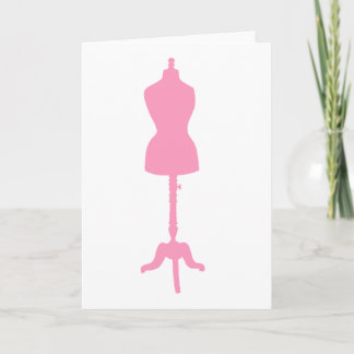 Tarjeta Forma de vestir Silhouette II - Rosa