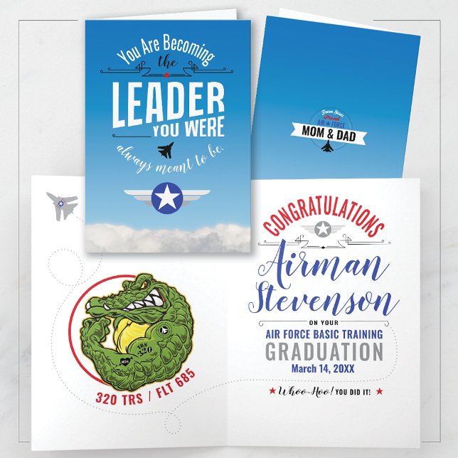 Tarjeta Formación básica de la Fuerza Aérea 320 Gators BMT (Subido por el creador)