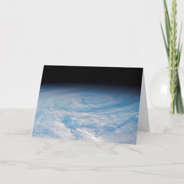 Tarjeta Formación de nubes circulares sobre el Océano Pací (Anverso)